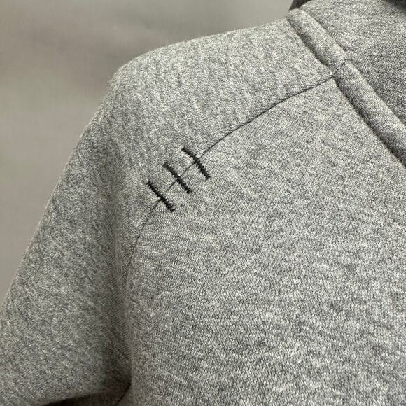 Tuxy Suit Men's Gray/Black Jumpsuit One Piece Hoodie Sweatsuit Size Large - Picture 14 of 16